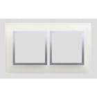 Kontakt Simon - 2-hulls glassramme Silver Fog