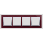 Kontakt Simon - 4-hulls glassramme Tempting Plum