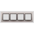 Kontakt Simon - 4-hulls aluramme Satin Dusk