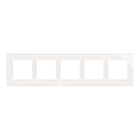 Kontakt Simon - 5-hulls glassramme White Pearl