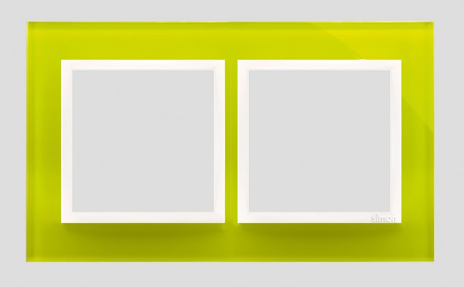 Kontakt Simon - 2-hulls glassramme Lime Sorbet