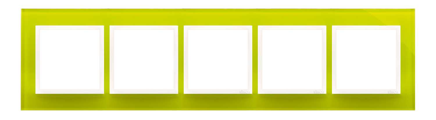 Kontakt Simon - 5-hulls glassramme Lime Sorbet