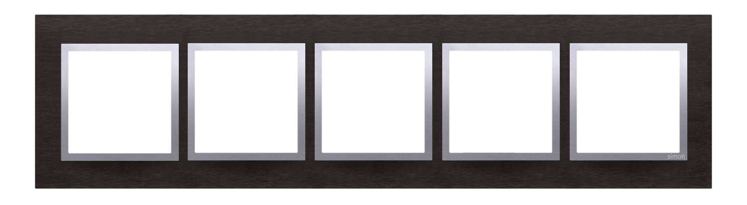 Kontakt Simon - 5-hulls aluramme Yin Inox