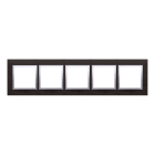 Kontakt Simon - 5-hulls aluramme Yin Inox