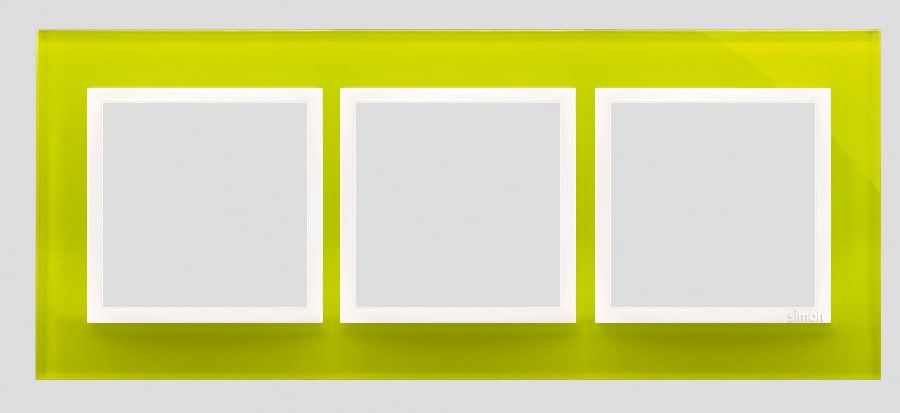 Kontakt Simon - 3-hulls glassramme Lime Sorbet