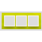 Kontakt Simon - 3-hulls glassramme Lime Sorbet