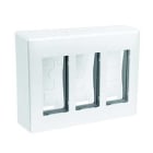 Kontakt Simon - Pvg ramme 3 modul Cima 500 Hvi