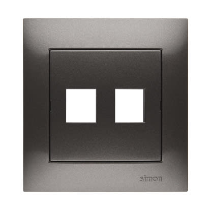 Kontakt Simon - FRONTPLATE FOR 2XKAT antrasitt