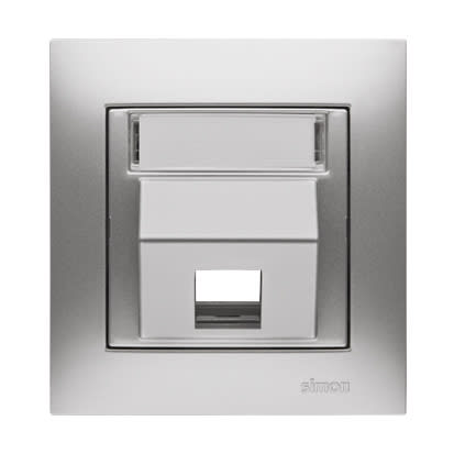 Kontakt Simon - FRONTPLATE 1XKAT(VINKEL) ALU
