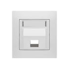 Kontakt Simon - FRONTPLATE 1XKAT(VINKEL) HVIT