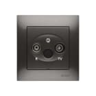 Kontakt Simon - UTTAK TV/RAD SERIE 10DB antrasitt
