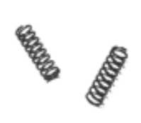 Urmet - Løse impuls fjærer S55 10pk