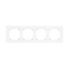 Urmet - 4-hulls ramme S55, Hvit