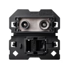 Kontakt Simon - Antennekontakt R-TV+SAT+RJ45 serie
