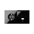 Kontakt Simon - Kit-fr2-h hor st+br+USB v S100