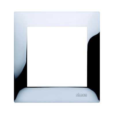 Kontakt Simon - 4 HULLS RAMME METAL CHROME