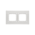 Kontakt Simon - 2-hulls glassramme White Pearl