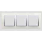 Kontakt Simon - 3-hulls glassramme Silver Fog