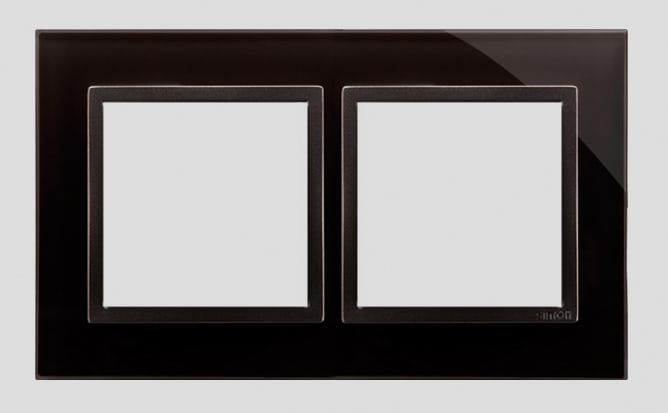 Kontakt Simon - 2-hulls glassramme Frozen Lava
