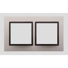 Kontakt Simon - 2-hulls aluramme Satin Dusk