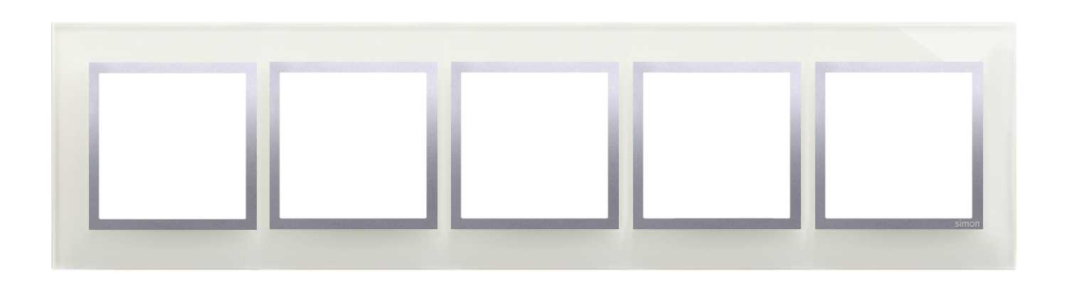 Kontakt Simon - 5-hulls glassramme Silver Fog