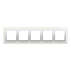Kontakt Simon - 5-hulls glassramme Silver Fog