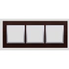 Kontakt Simon - 3-hulls treramme Silver Wenge