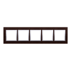 Kontakt Simon - 5-hulls treramme Silver Wenge