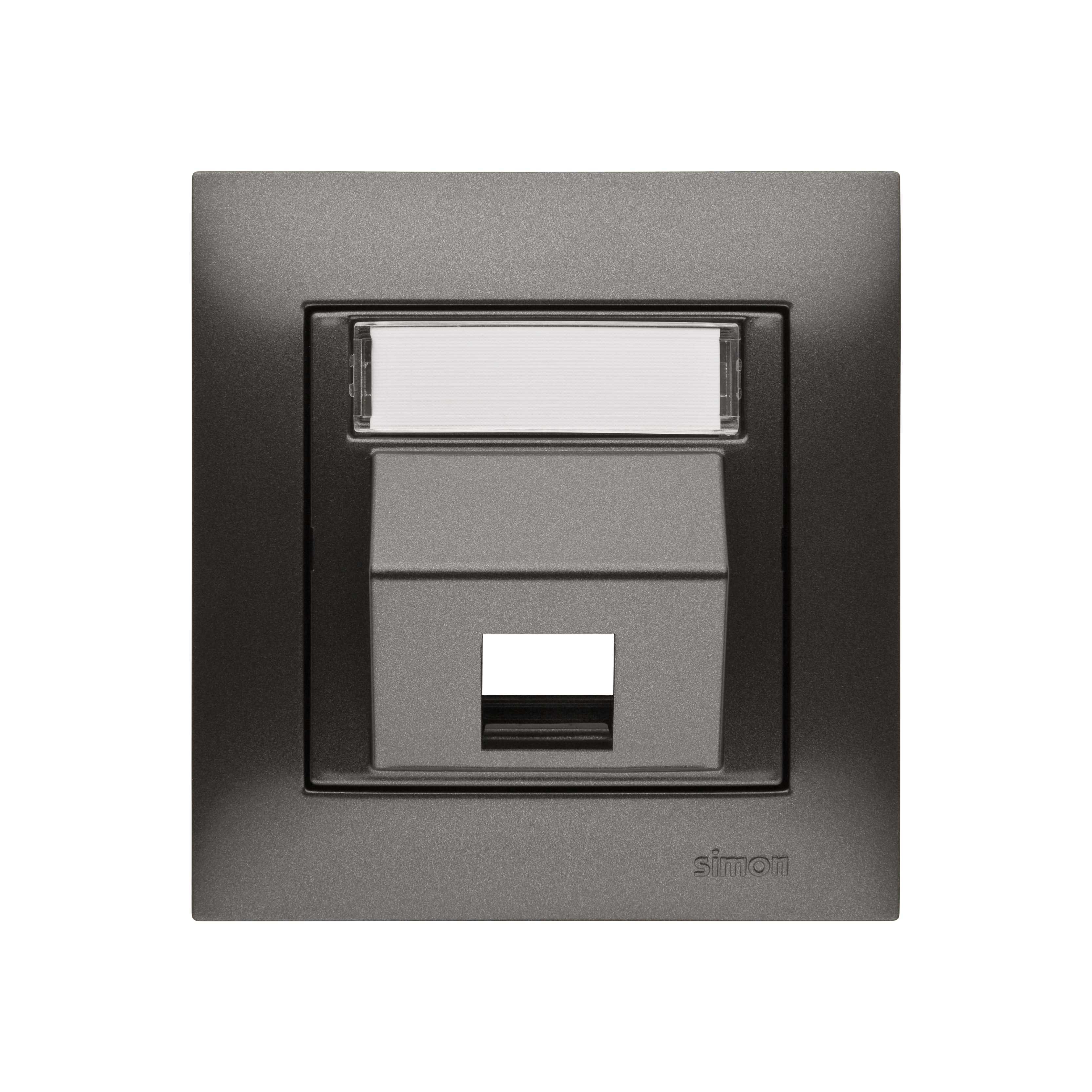 Kontakt Simon - FRONTPLATE 1XKAT(VINKEL) antrasitt