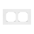 Urmet - 2-hulls ramme S55, Hvit