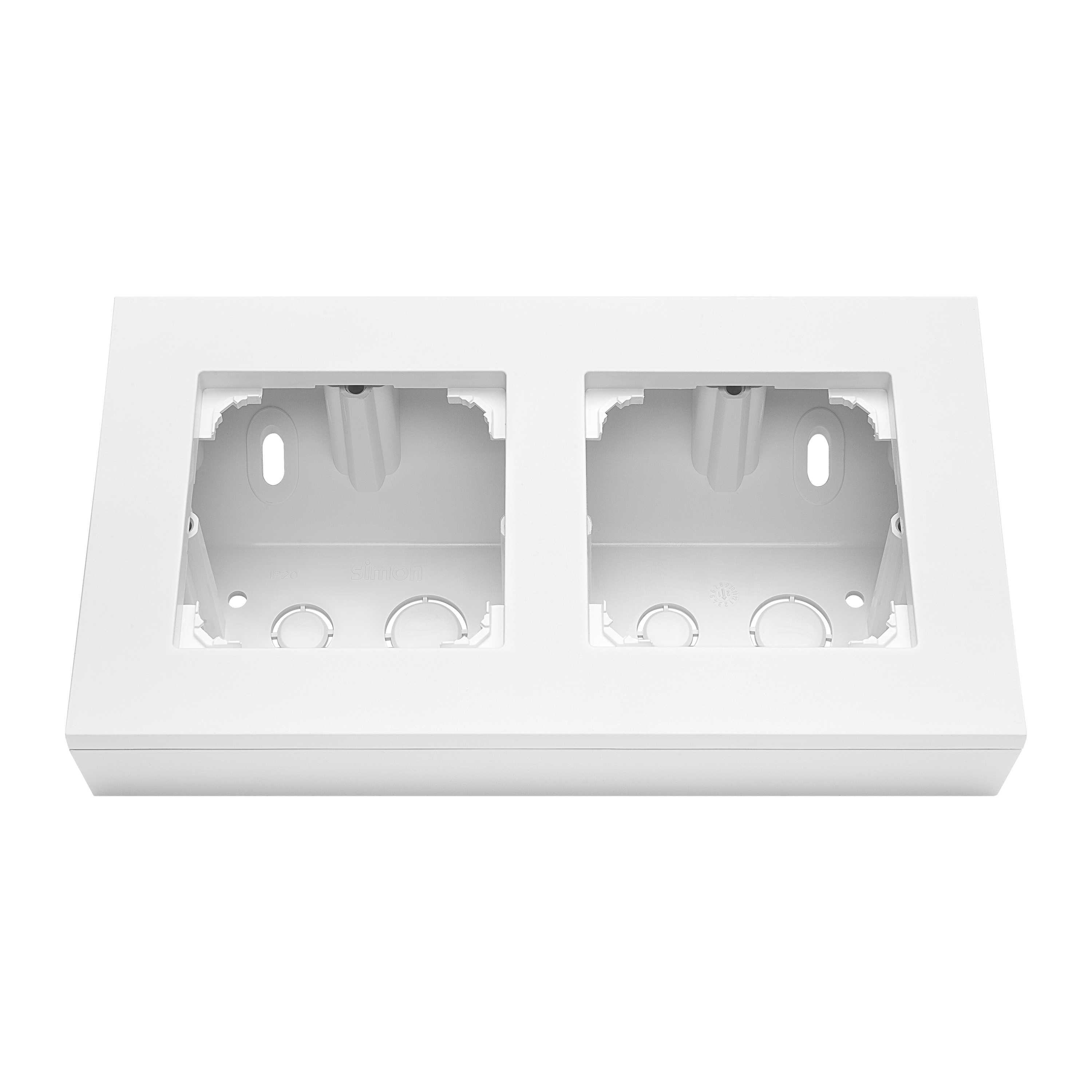 Urmet - Hjørneboks 2-hulls m/ramme S5