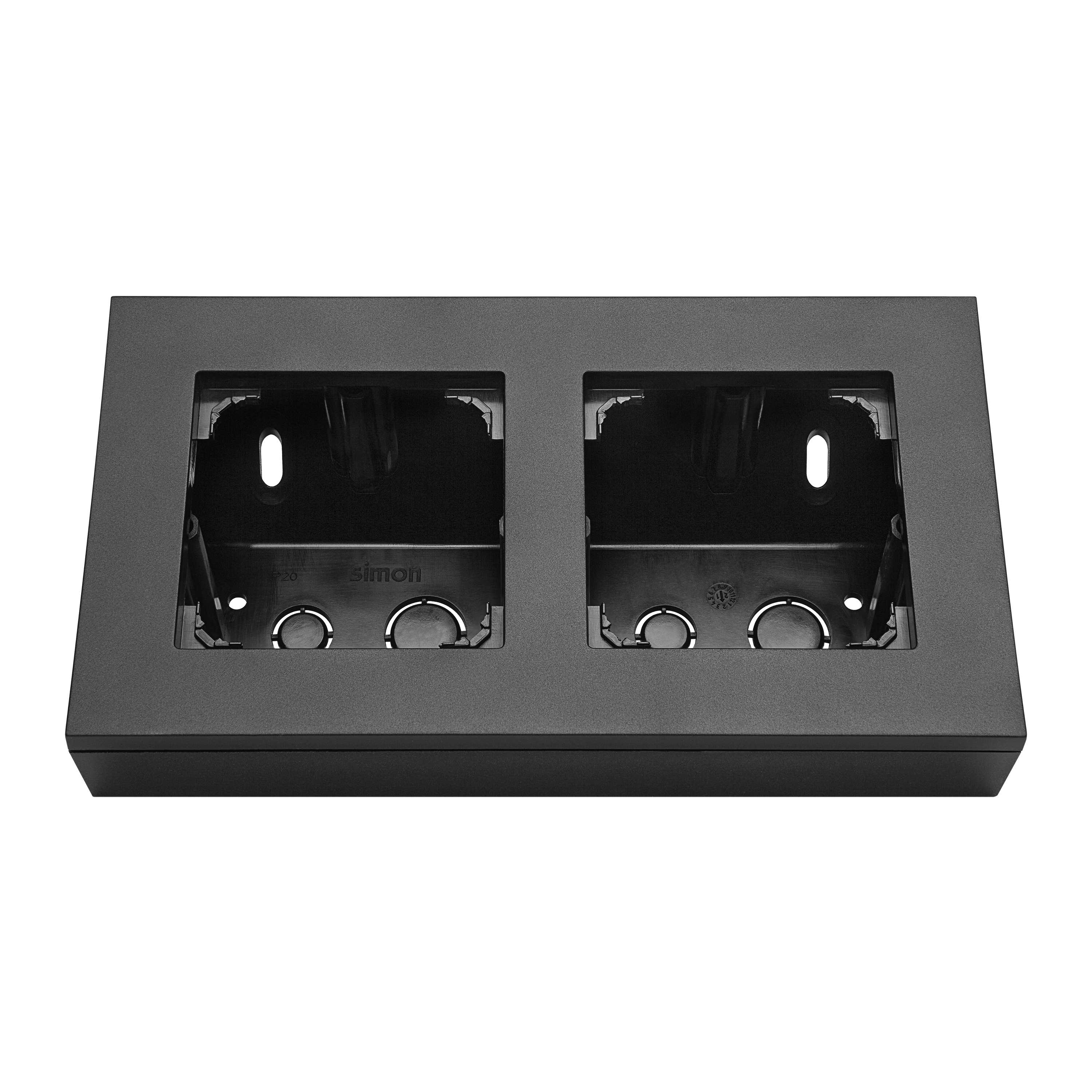 Urmet - Hjørneboks 2-hulls m/ramme S5