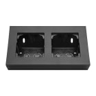 Urmet - Hjørneboks 2-hulls m/ramme S5