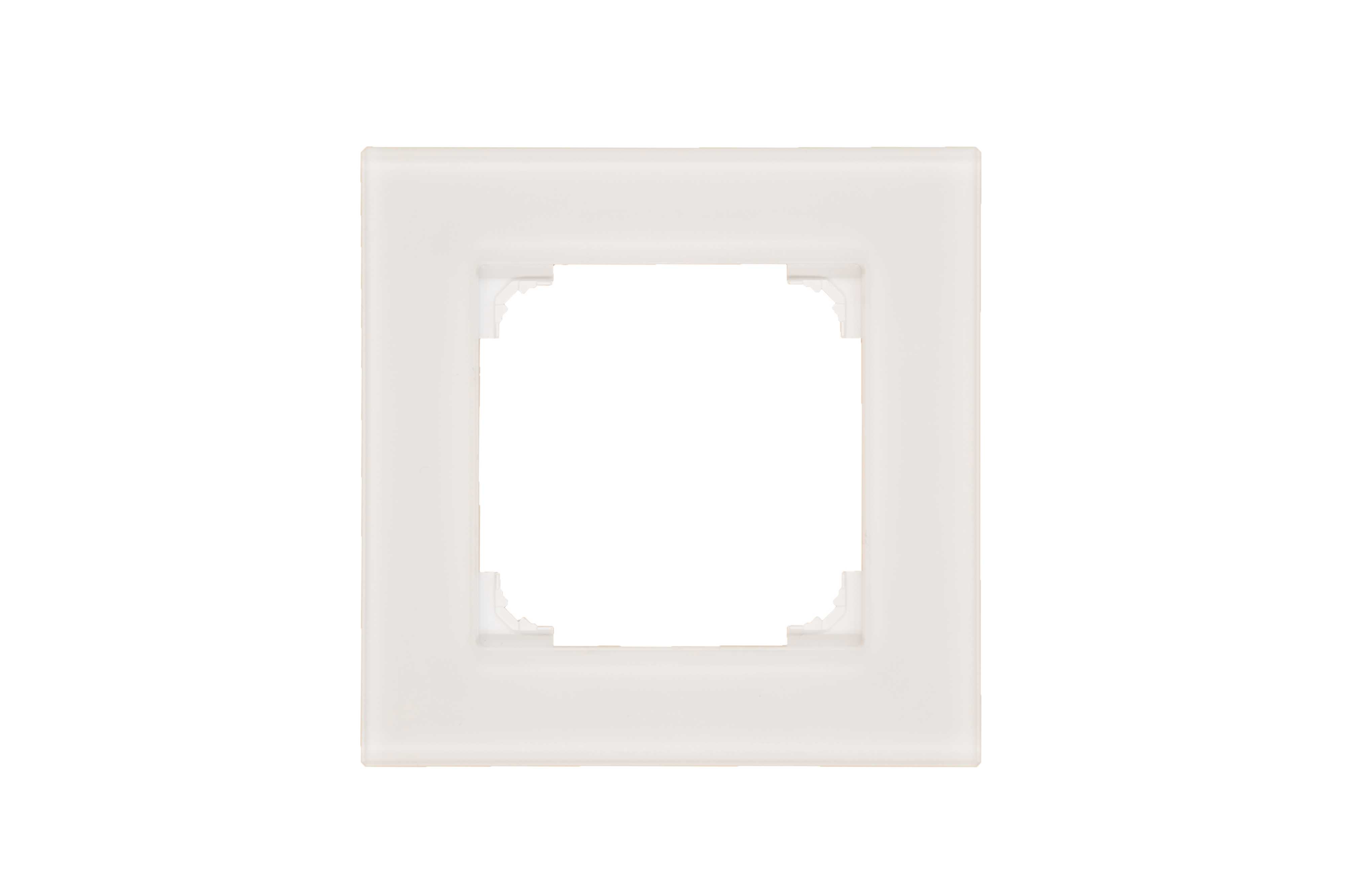 Urmet - 3-hulls ramme Frozen glass hv Frostet glassramme for Simon55