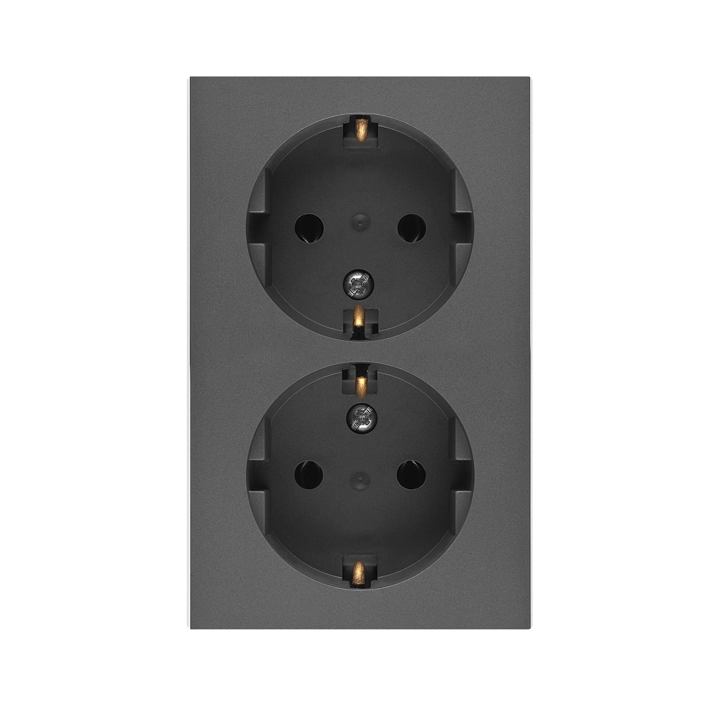 Urmet - Stikk pvg dobbel m/j skru S55