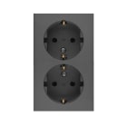 Urmet - Stikk pvg dobbel m/j skru S55