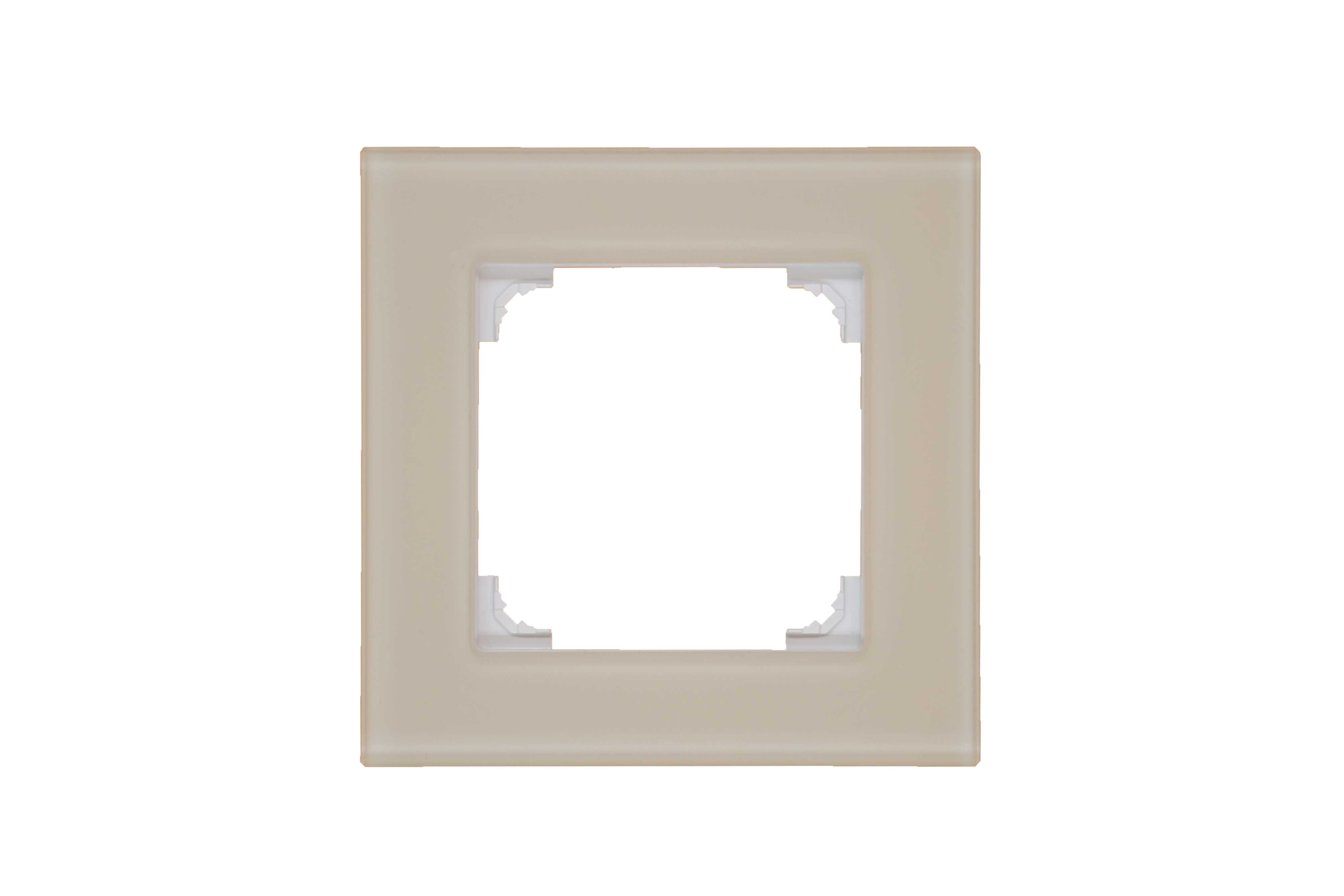 Urmet - 2-hulls ramme Frozen glass kr Frostet glassramme for Simon55