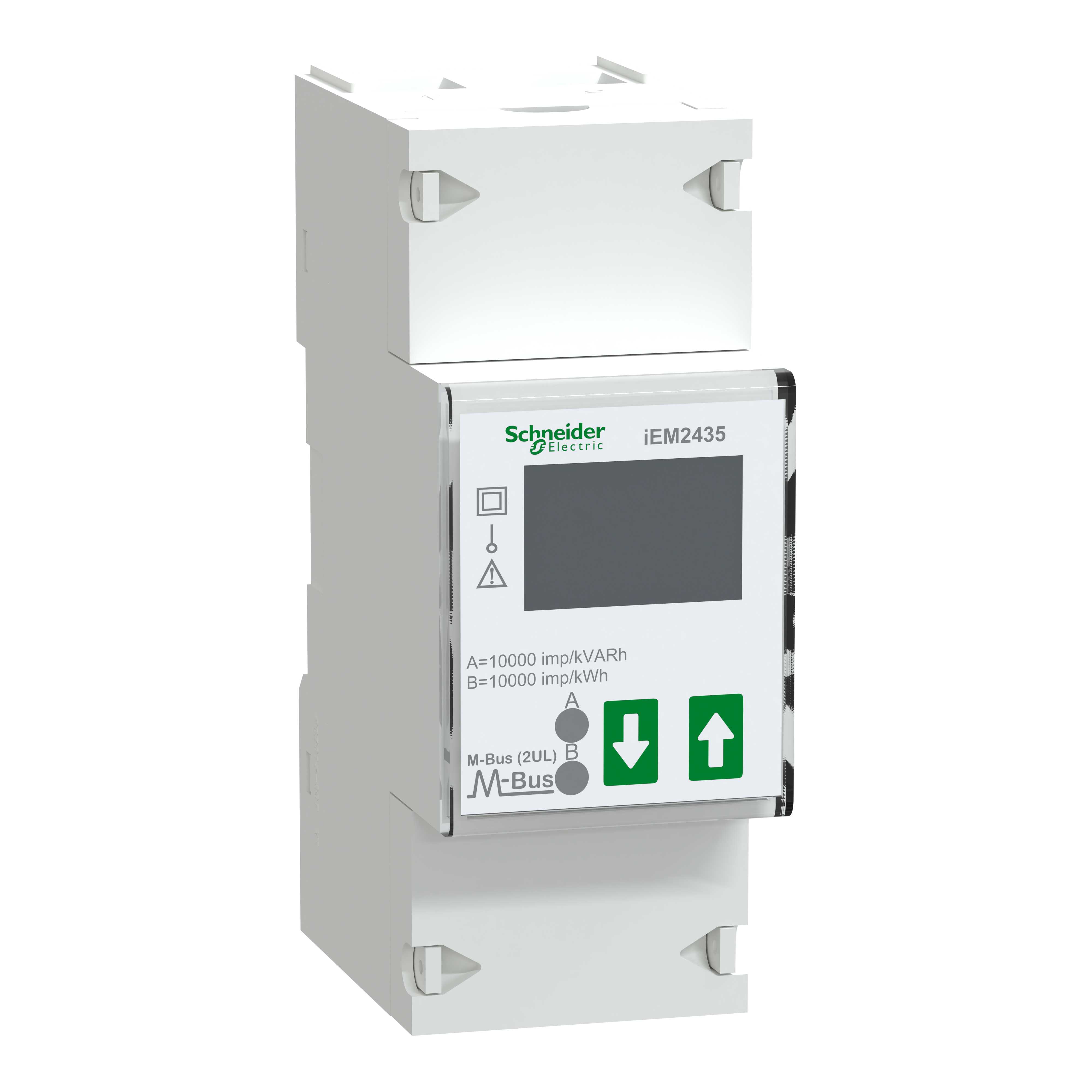Schneider Electric - Modulær kWh-måler med M-bus for 1P+N eller 2P  - 230V - 100A