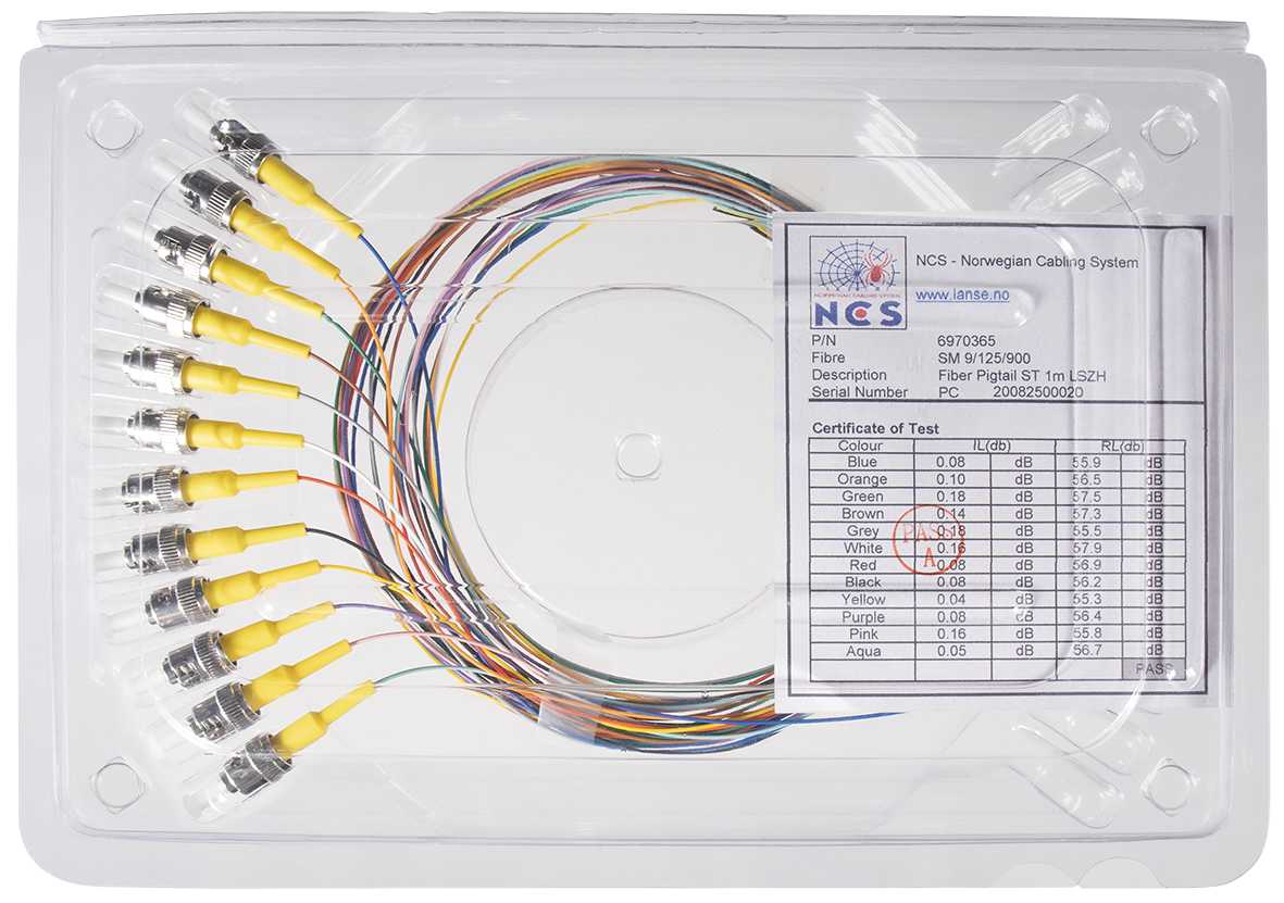 LANSE 3-PLAY - Fiber Pigtail St 9/125 1M