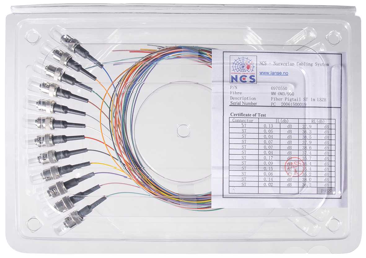 LANSE 3-PLAY - Fiber Pig Tail St 50/125 1 M
