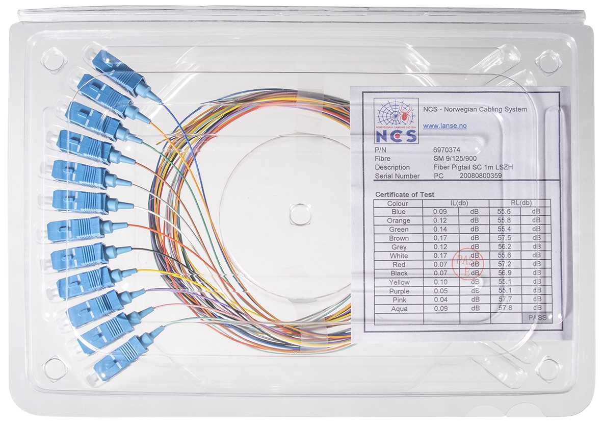LANSE 3-PLAY - Fiber Pigtail Sc 9/125 1M