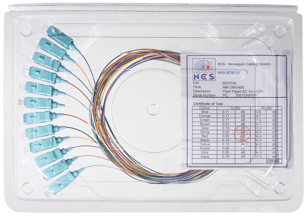 LANSE 3-PLAY - FIBER PIGTAIL SC 50/125 MM OM3 1M