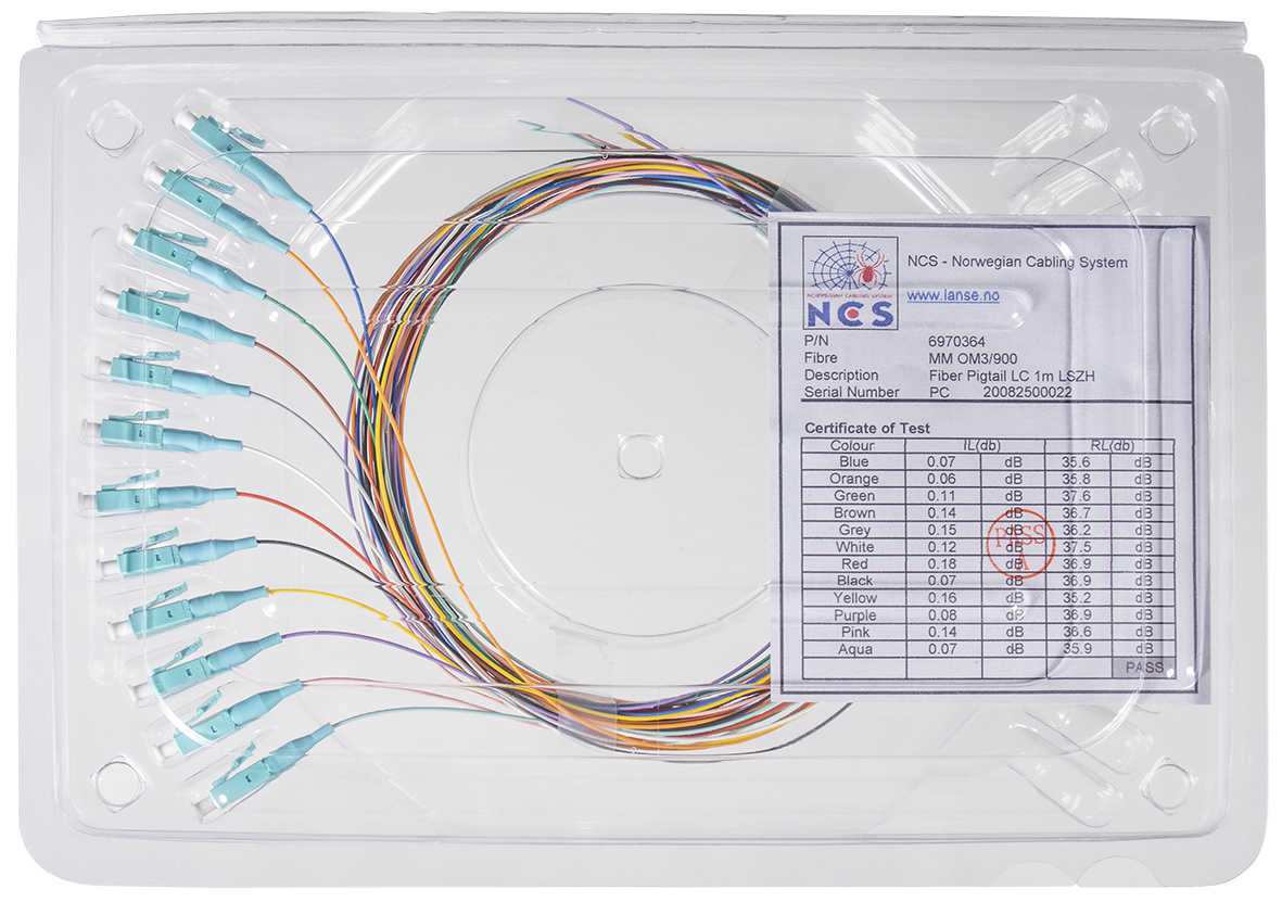 LANSE 3-PLAY - Fiber Pigtail Lc 50/125 1M Om3