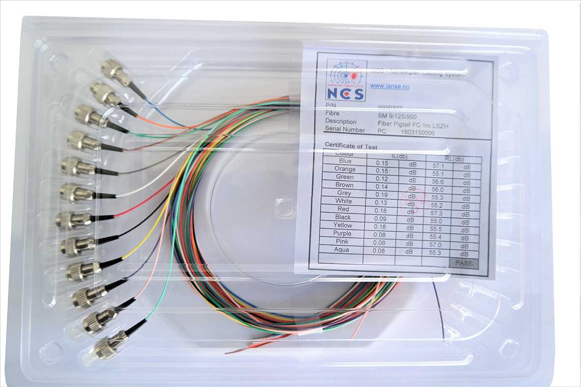 LANSE 3-PLAY - Fiber Pigtail Fc 9/125 1M