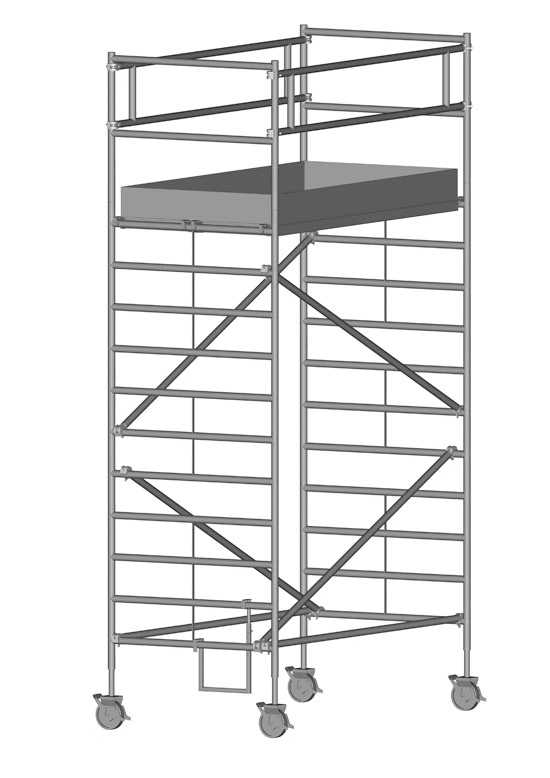 Zarges - STILLAS PROFF 1,35X2,50X4,60M STIGE GR2