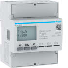 Hager - kWh måler 3 stk 1-fase/ 2-pol, 230V, 80A direkte, 4 modul, mbus