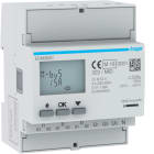 Hager - kWh måler 3-fase/ 3+N via strømtrafo 1-5A, 230/ 400V AC, 4-modul, mbus, MID