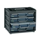 Raaco - Sortimentsskap Handybox 4 skrin m løse insatser 136242 Raac