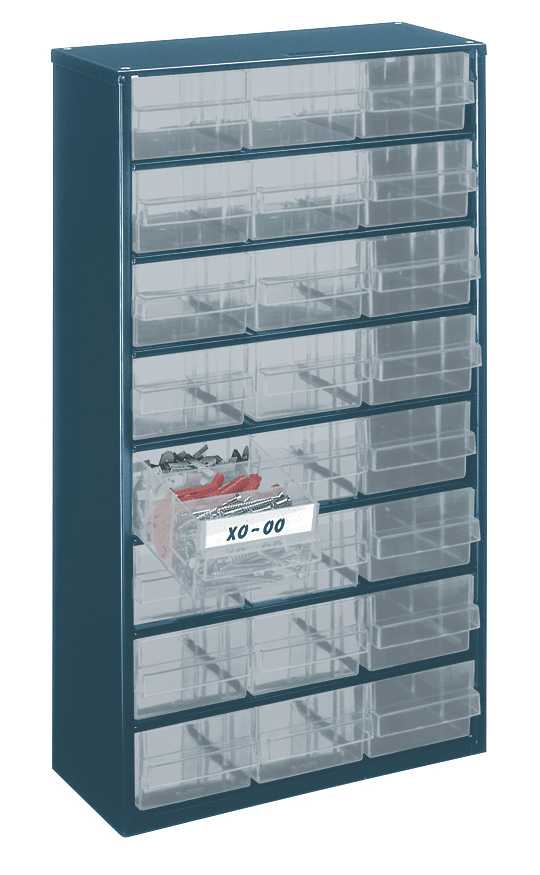 Raaco - Skuffereol Cabinet 1224-02 Med 24 like skuffer