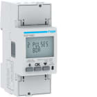 Hager - kWh måler 1-fase/ 2-pol, 230V, 80A direkte, 2-modul, S0-puls, MID